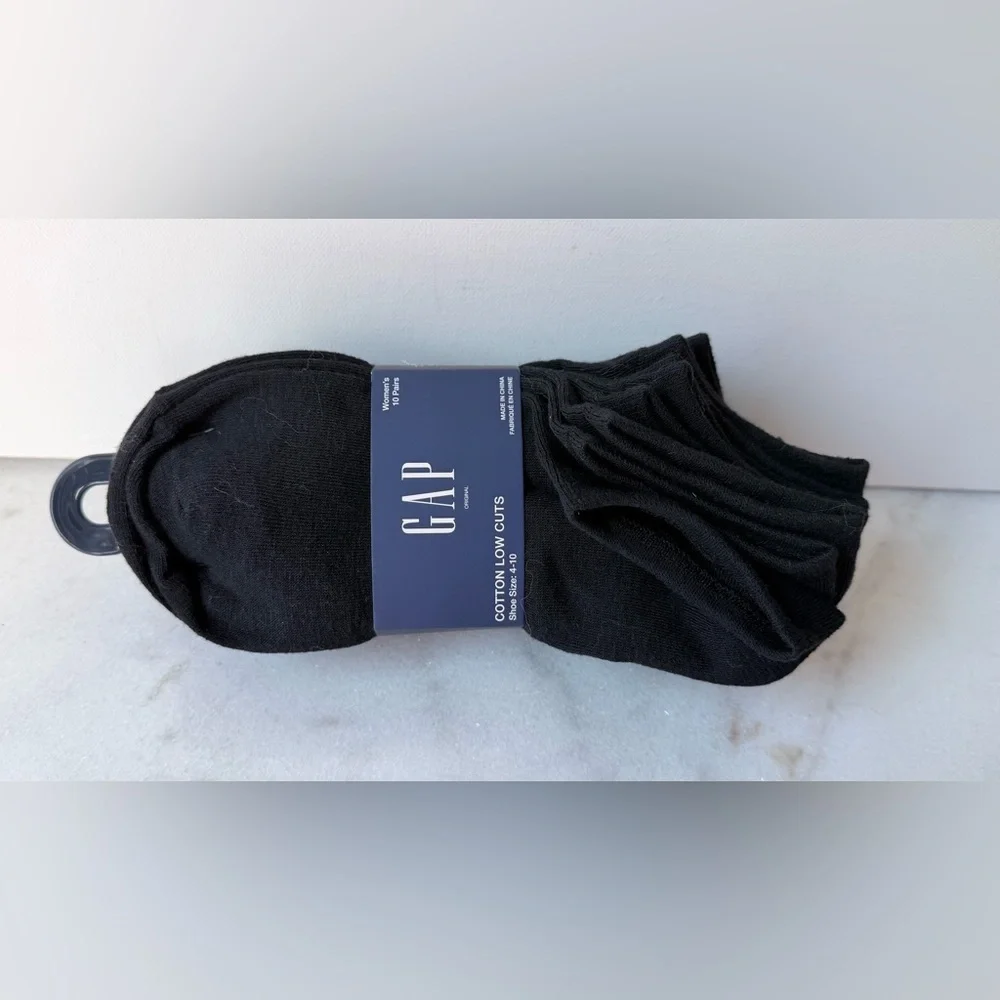 GAP Classic Black Low Cut Socks 10 pairs